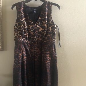 Alfani  animal print dress new without tag